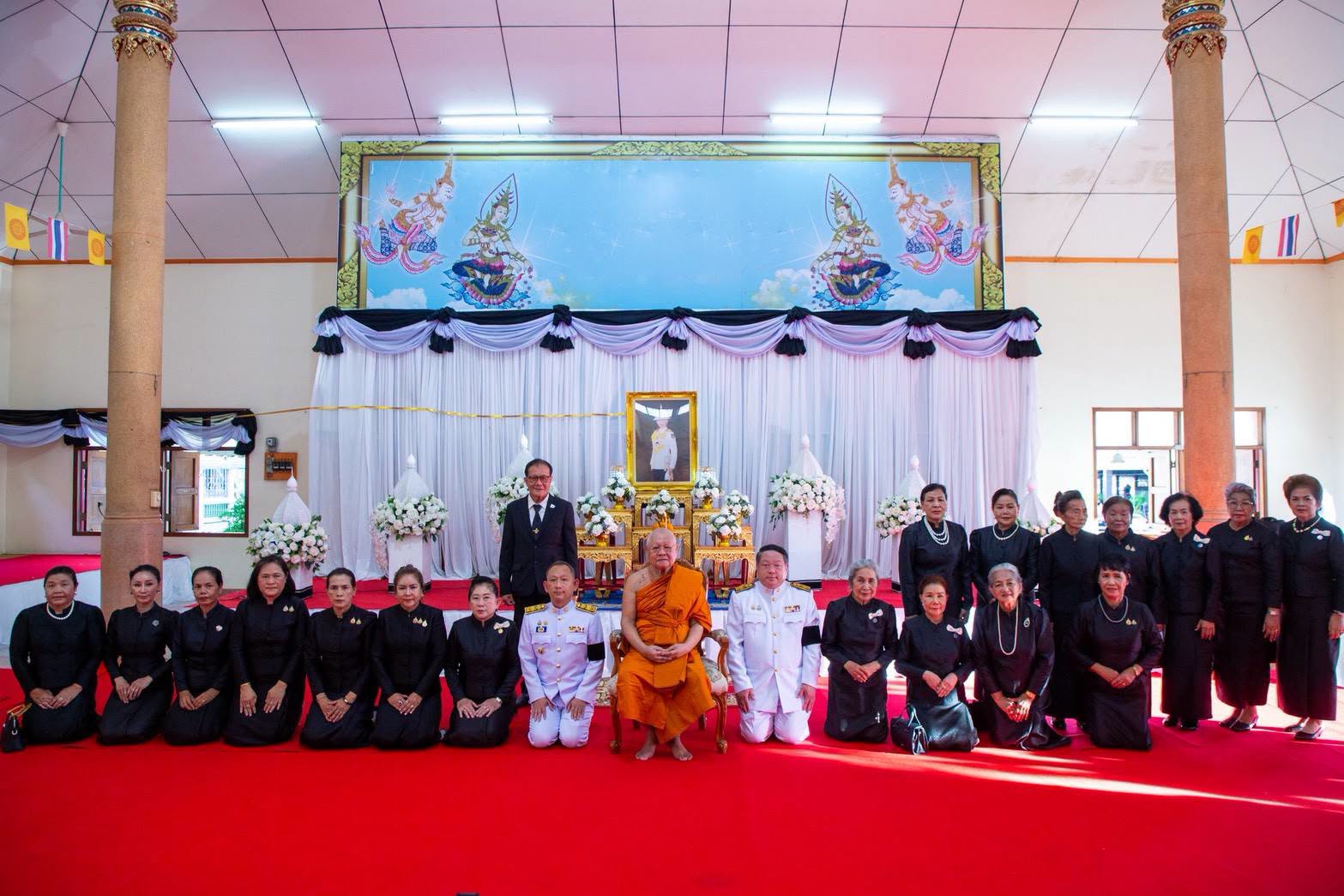 ฐานทัพเรือสัตหีบ ร่วมพิธีบำเพ็ญกุศลในวาระครบ 7 วัน (สัตตมวาร) แห่งการสิ้นพระชนม์ เพื่ออุทิศถวายเป็นพระกุศล แด่สมเด็จพระเจ้าลูกเธอ เจ้าฟ้าพัชรกิติยาภา นเรนทิราเทพยวดี กรมหลวงราชสาริณีสิริพัชร มหาวัชรราชธิดา